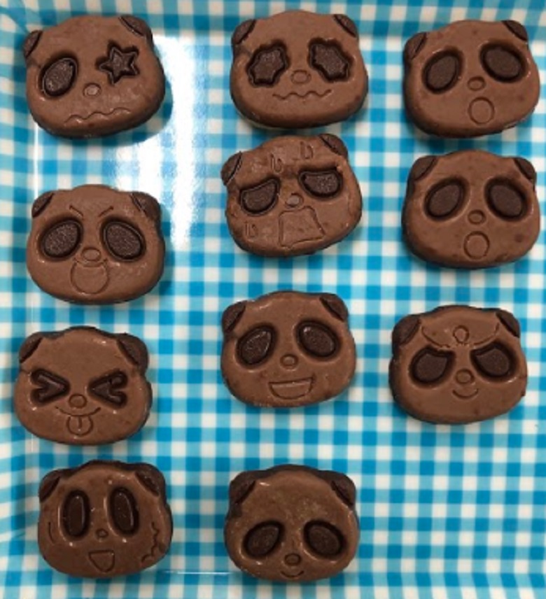 さくさくぱんだ　ミルク＆ほろにがチョコ　開封結果